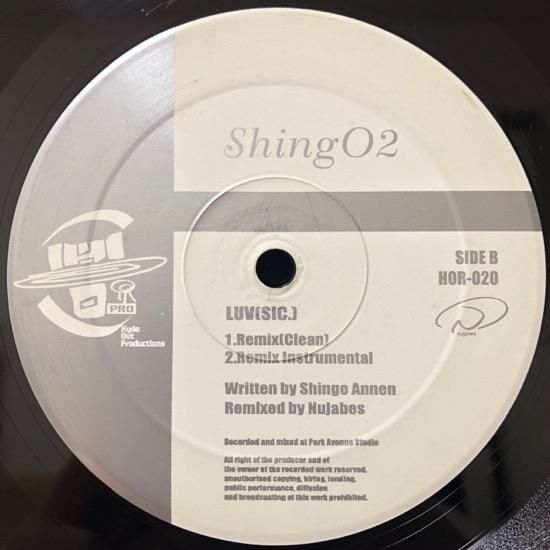 レア】Shingo Annen LUV(SIC)ShingO2 レコード
