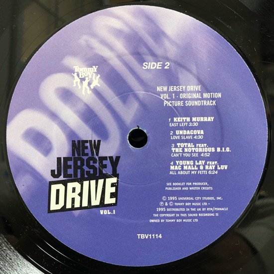 V.A / New Jersey Drive Vol. 1 (Original Motion Picture Soundtrack) - SLASH  RECORD
