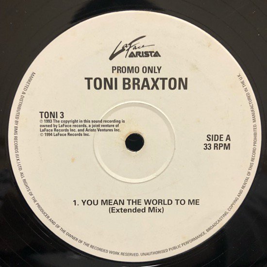Toni Braxton / You Mean The World To Me