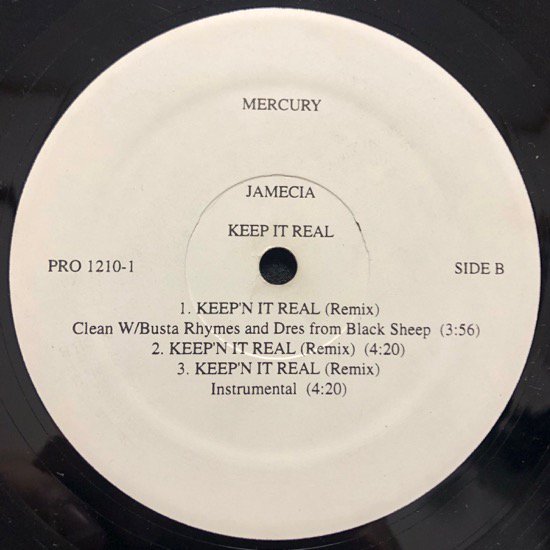 Jamecia / Keep It Real Remix ( Very Rare promo )
