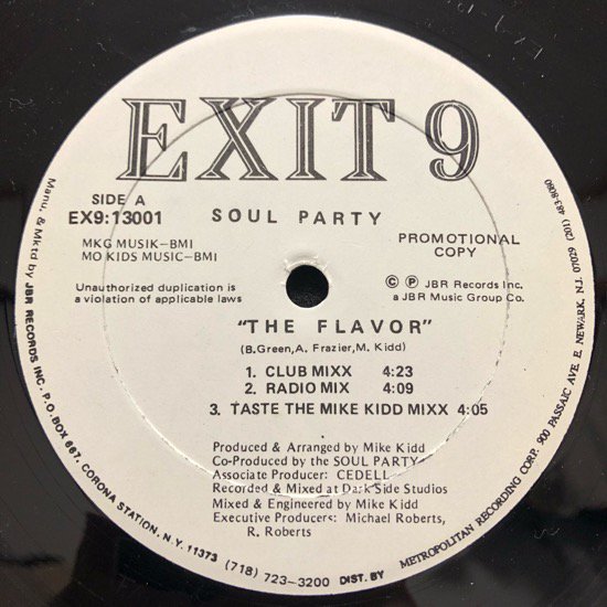 Soul Party / The Flavor b/w Lips Together Teeth Apart ( promo )