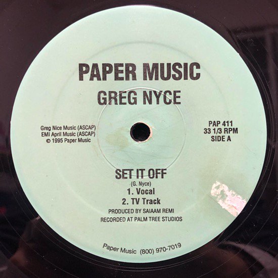 Greg Nyce / Set It Off