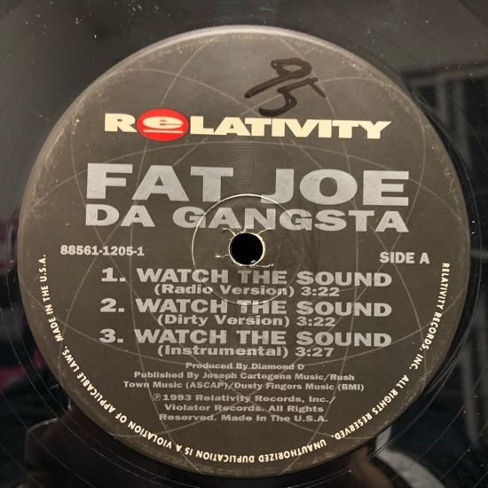 洋楽 Fat Joe Da Gangsta / WATCH THE SOUND Fat Joe Da Gangsta / Watch The Sound - SLASH RECORD