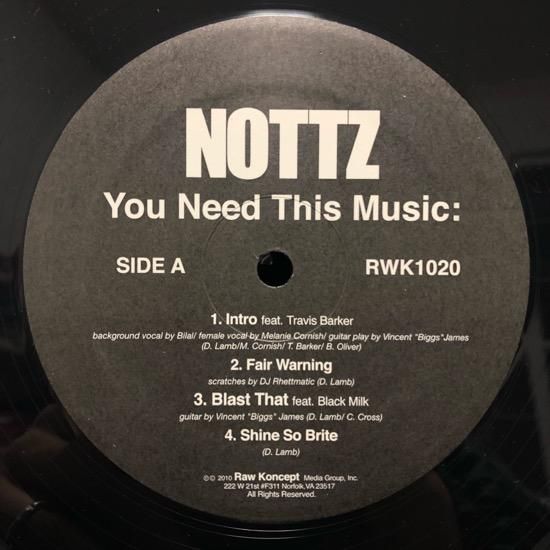 洋楽 NOTTZ / YOU NEED THIS MUSIC 2LP NOTTZ - You Need This Music - Amazon.com Music