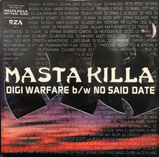 Masta Killa / Digi Warfare b/w No Said Date