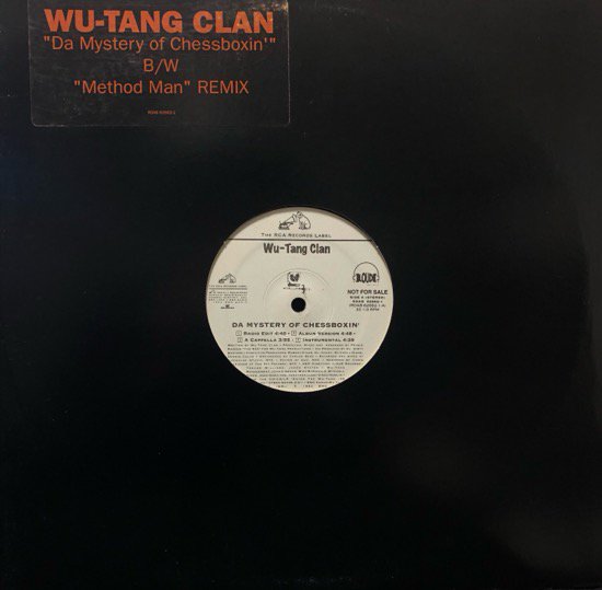 Wu-Tang Clan / Da Mystery Of Chessboxin' b/w Method Man Remix (promo only remix )