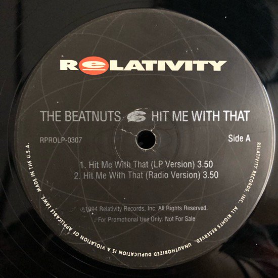 The Beatnuts / Hit Me With That (promo)