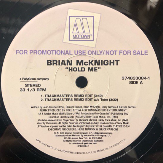 Brian McKnight / Hold Me (promo)