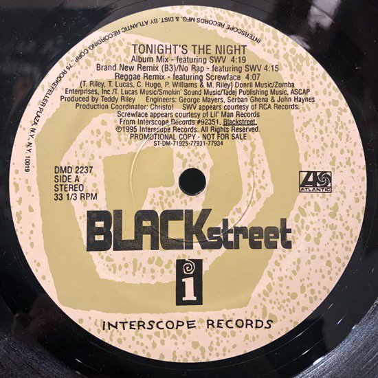 Blackstreet / Tonight's The Night (promo)