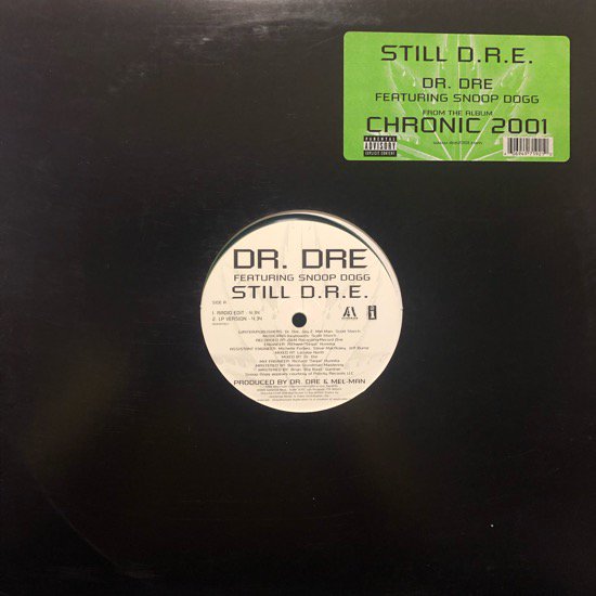 Dr. Dre Featuring Snoop Dogg / Still D.R.E. ( Promo Only Clear Vinyl)