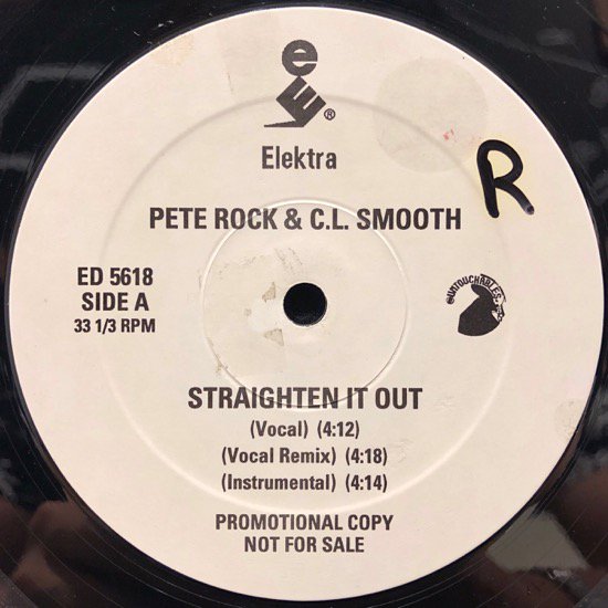 Pete Rock & C.L. Smooth / Straighten It Out ( US PRONO ONLY The Vibes Mix )