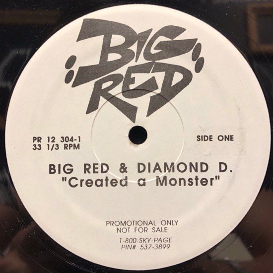 Big Red & Diamond D / Created A Monster (us org promo)