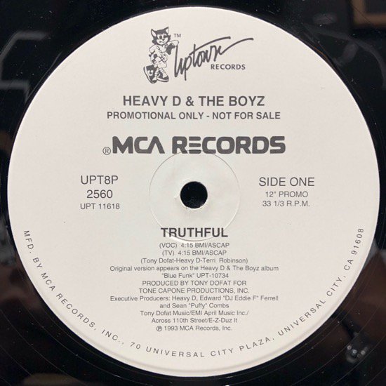 Heavy D. & The Boyz / Truthful b/w Blue Funk