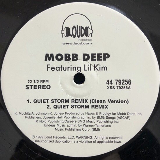 MOBB DEEP / QUIET STORM (REMIX) b/w IT'S MINE ( US Promo Only )