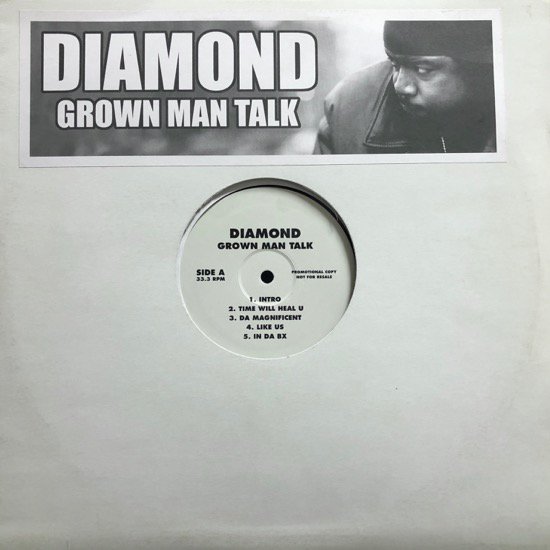 DIAMOND / GROWN MAN TALK ( Rare Pressing LP )