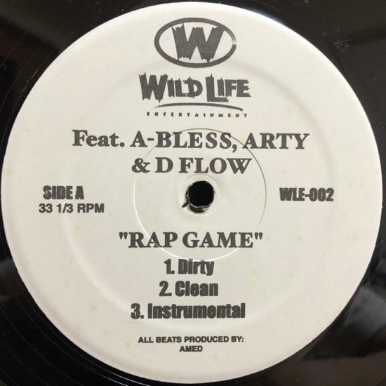 A-Bless, Arty & D Flow / Milano, Arty & O.C. / RAP GAME b/w WILDLIFE THEME