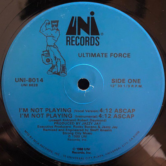 ULTIMATE FORCE / I'M NOT PLAYING ( 89 US ORIGINAL )