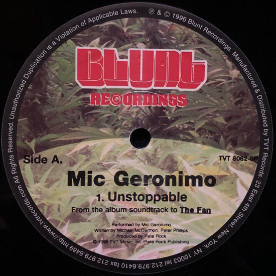 MIC GERONIMO / UNSTOPPABLE ( US PROMO ONLY )