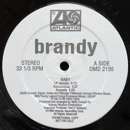 Brandy – Baby (Remixes) US PROMO
