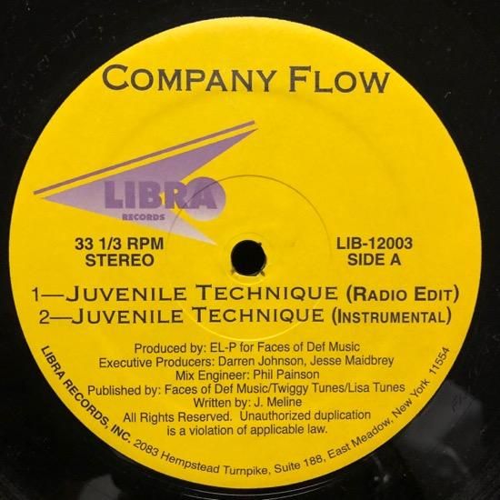 COMPANY FLOW / JUVENILE TECHNIQUE (94 US Original )