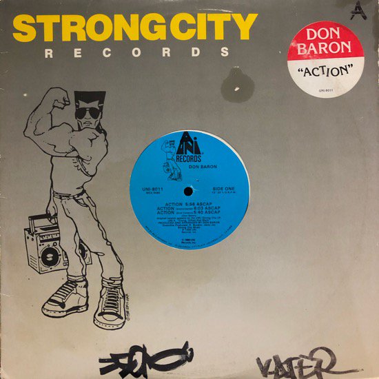 DON BARON / ACTION b/w YOUNG GIFTED AND BLACK ( 88 US Original )