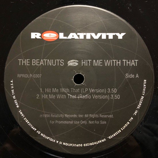 THE BEATNUTS / HIT ͣ WITH THAT (PROMO)