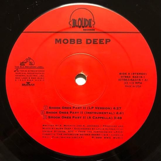 Mobb Deep Shook Ones Part II プロモレコード