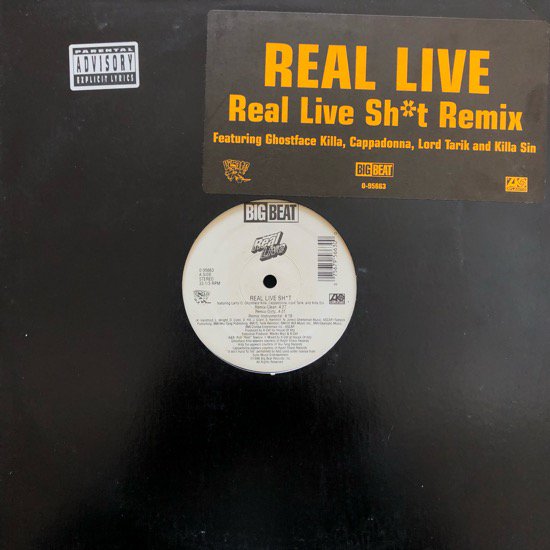 REAL LIVE / REAL LIVE SH*T (REMIX) b/w POP THE TRUNK 
