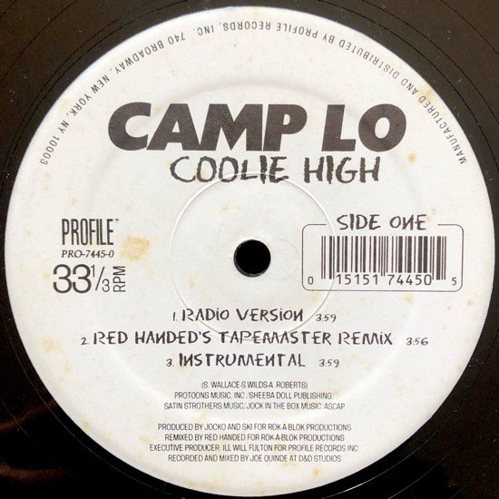 CAMP LO / COOLIE HIGH(95 US ORIGINAL )