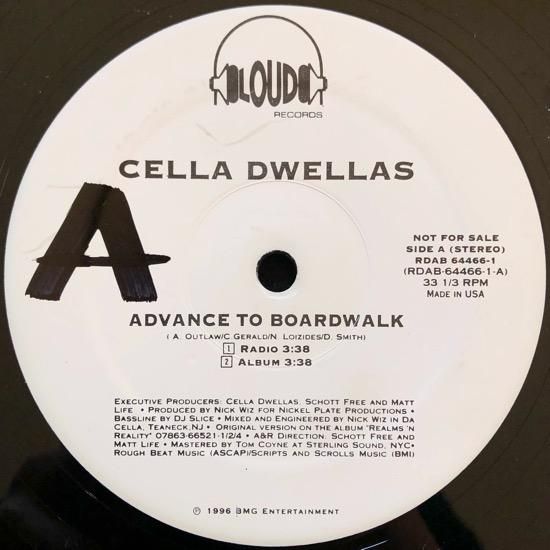 CELLA DWELLAS / ADVANCE TO BOARDWALK (96 US PROMO ONLY)