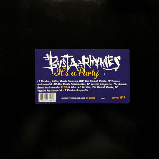 BUSTA RHYMES / IT'S A PARTY (96 US ORIGINAL)