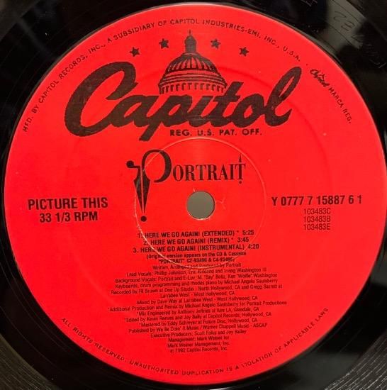 PORTRAIT / HERE WE GO AGAIN (1992 US ORIGINAL)