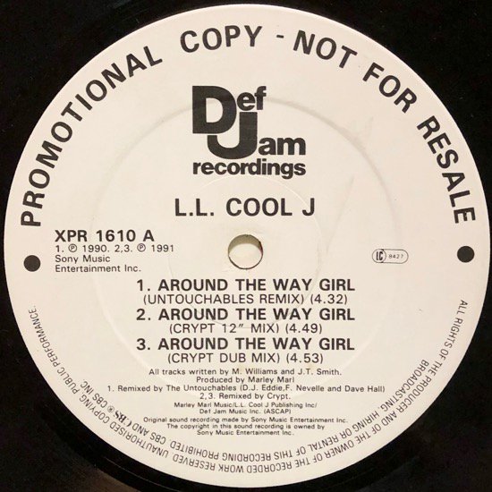LL COOL J / AROUND THE WAY GIRL (1991 UK ORIGINAL PROMO)
