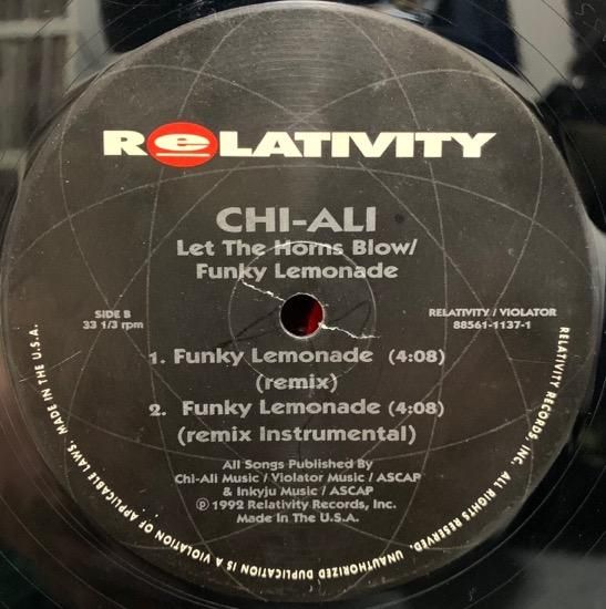 Chi-Ali - Funky Lemonade (ジャケ付きUSオリジナル) Chi-Ali - Funky Lemonade (ジャケ付きUSオリジナル)