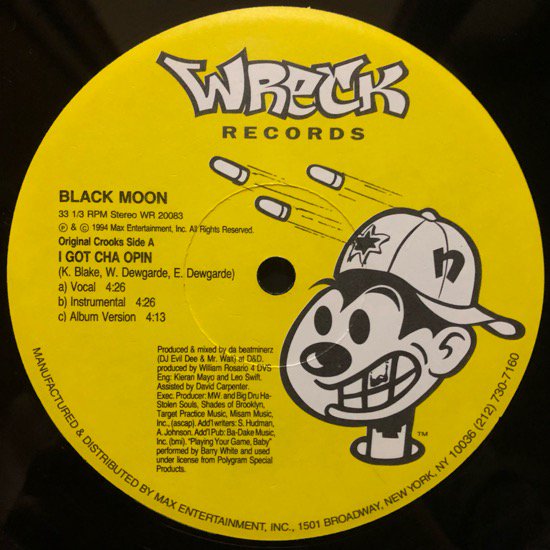 BLACK MOON / I GOT CHA OPIN (DA BEATMINERZ REMIX)(94 US ORIGINAL)