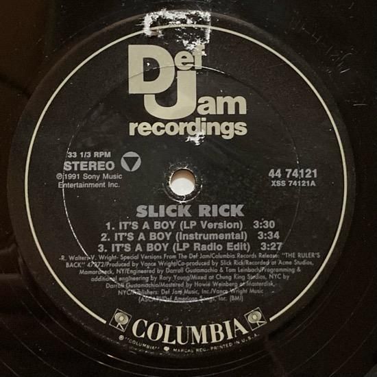 Slick Rick - It's A Boy (USオリジナル) Slick Rick – It's A Boy | Releases | Discogs