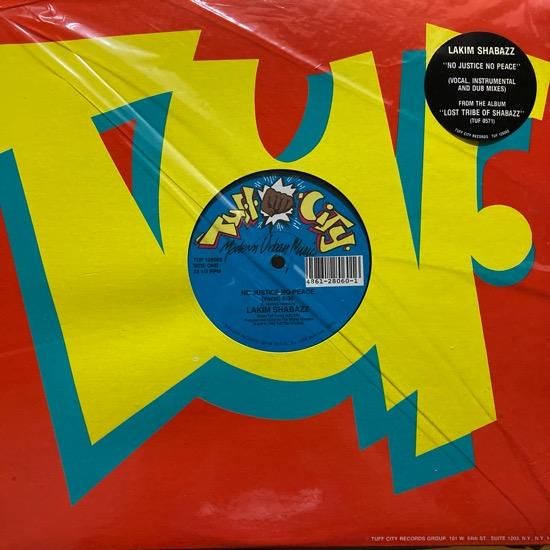 LAKIM SHABAZZ / NO JUSTICE NO PEACE (1990 US ORIGINAL)