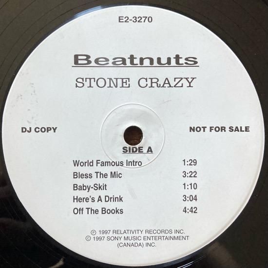THE BEATNUTS / STONE CRAZY (1997 ORIGINAL W-PACK PROMO ONLY VERY RARE PRESSING)