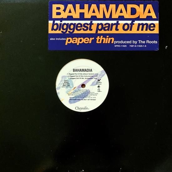 BAHAMADIA / BIGGEST PART OF ME (1996 US PROMO ONLY)