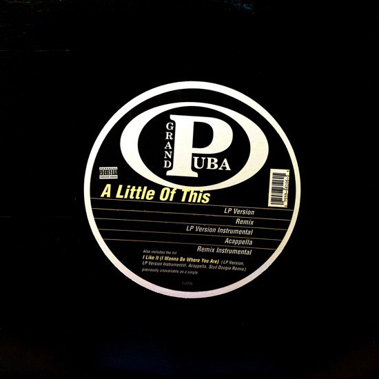 GRAND PUBA / A LITTLE OF THIS b/w I LIKE IT (I WANNA BE WHERE YOU ARE)(1995 US ORIGINAL)