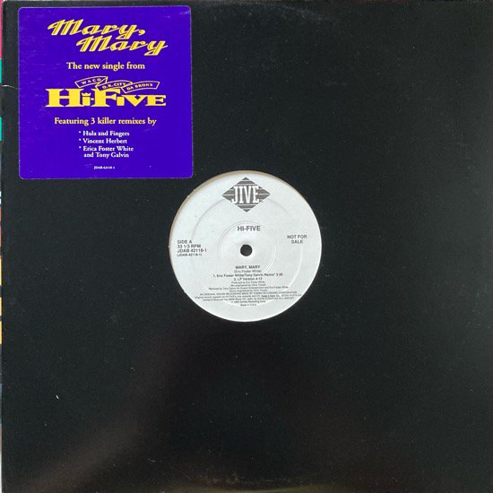 HI-FIVE / MARY, MARY (1993 US ORIGINAL PROMO ONLY)