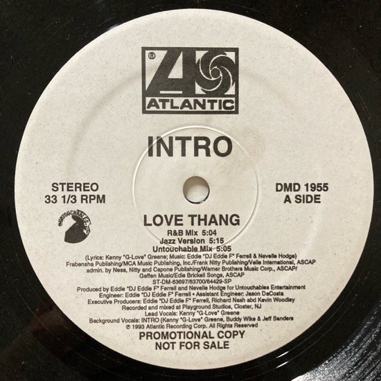 INTRO / LOVE THANG (1993 US ORIGINAL PROMO)