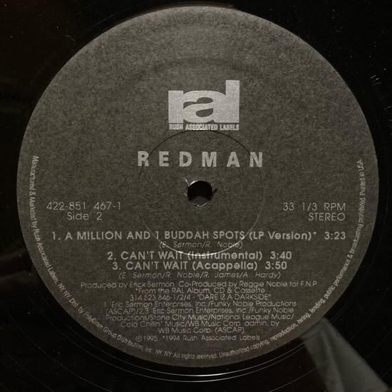 Redman - Can't Wait (Remix) プロモオンリー ② Redman - Can't Wait (Remix) プロモオンリー ②