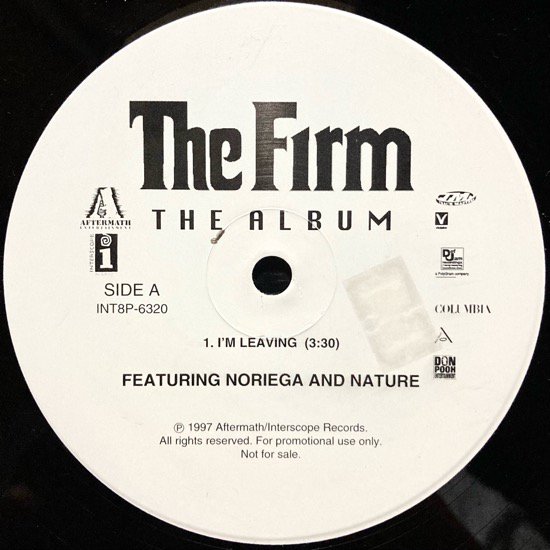 THE FIRM / I'M LEAVING (1997 US ORIGINAL PROMO ONLY RARE PRESSING)
