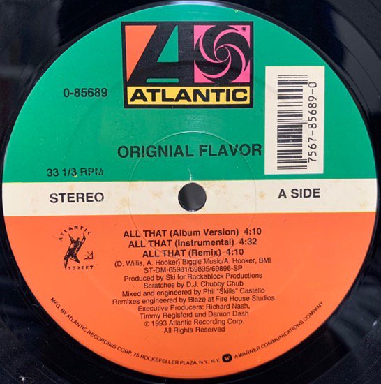 ORIGNIAL FLAVOR / ALL THAT (1993 US ORIGINAL)