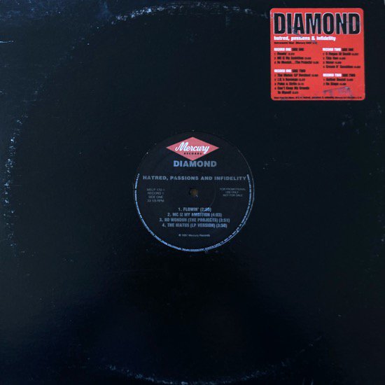 DIAMOND / HATRED, PASSIONS AND INFIDELITY (INSTRUMENTAL VINYL) (PROMO ONLY)