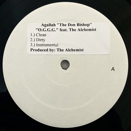 AGALLAH / O.G.G.G. Feat The ALCHEMIST  (2006 US ORIGINAL PROMO ONLY) 