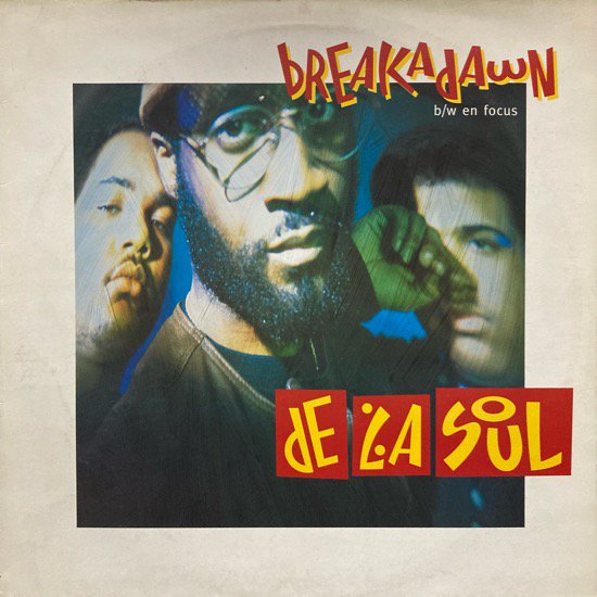 DE LA SOUL / BREAKADAWN b/w EN FOCUS (1993 UK ORIGINAL )