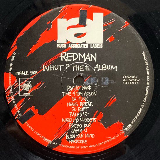 REDMAN / WHUT? THEE ALBUM (1992 US ORIGINAL) - SLASH