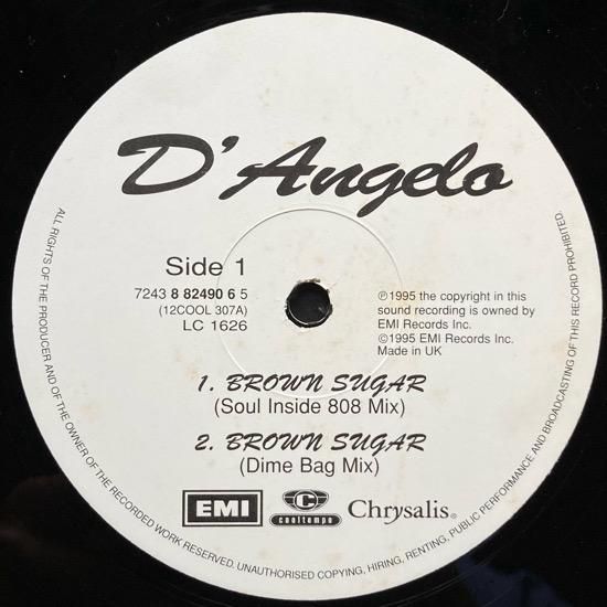 D'ANGELO / BROWN SUGAR (UK ONLY REMIX) (1995 UK ORIGINAL